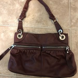B. Makowsky leather handbag